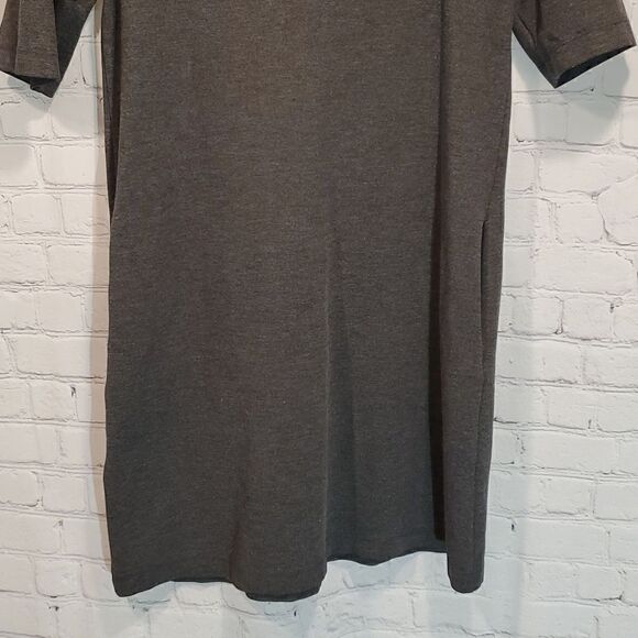 Adrienne Vittadini gray sheath dress with pockets size 6 - Picture 9 of 9